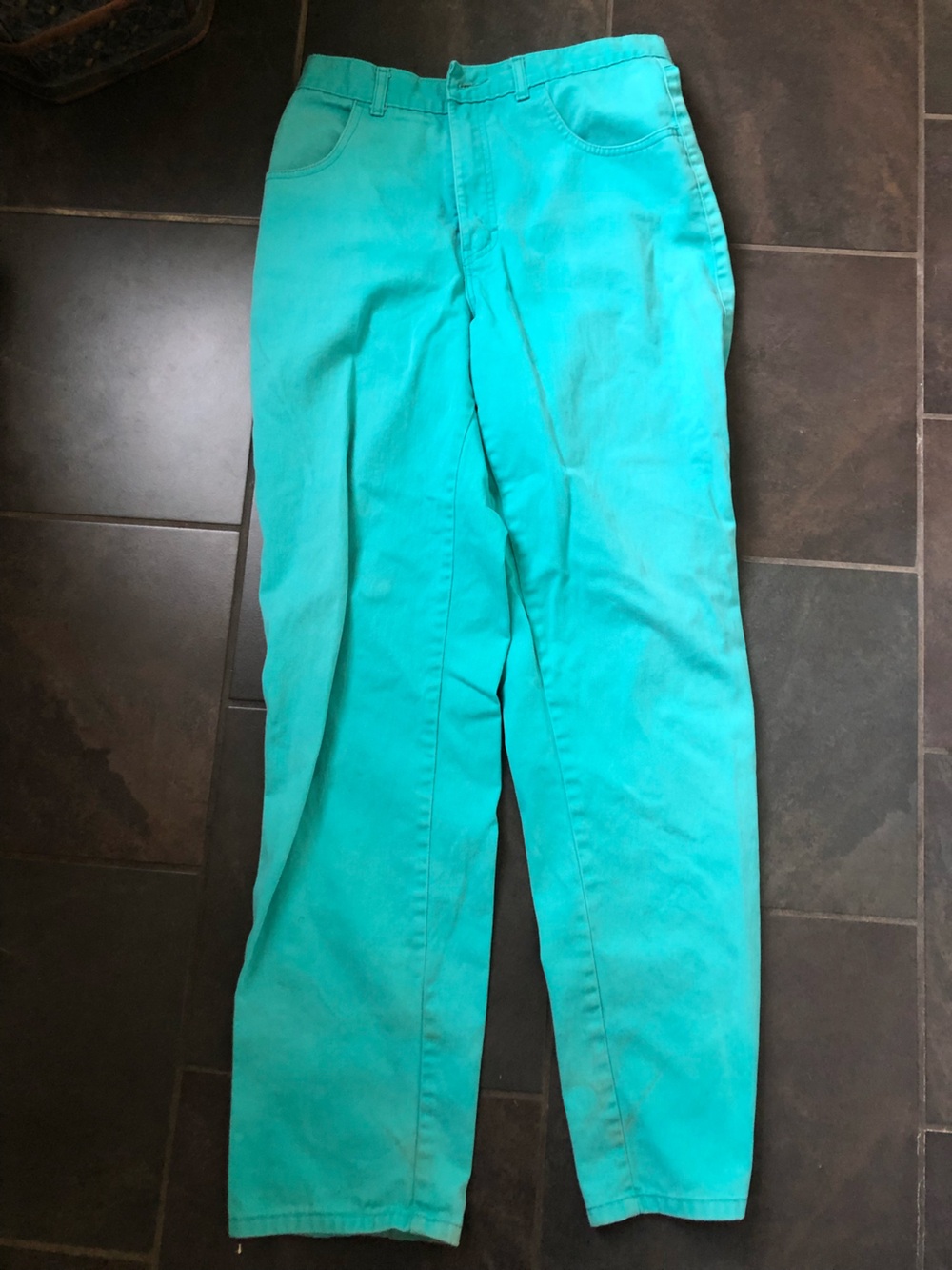 VINTAGE 90s Teal Pants
